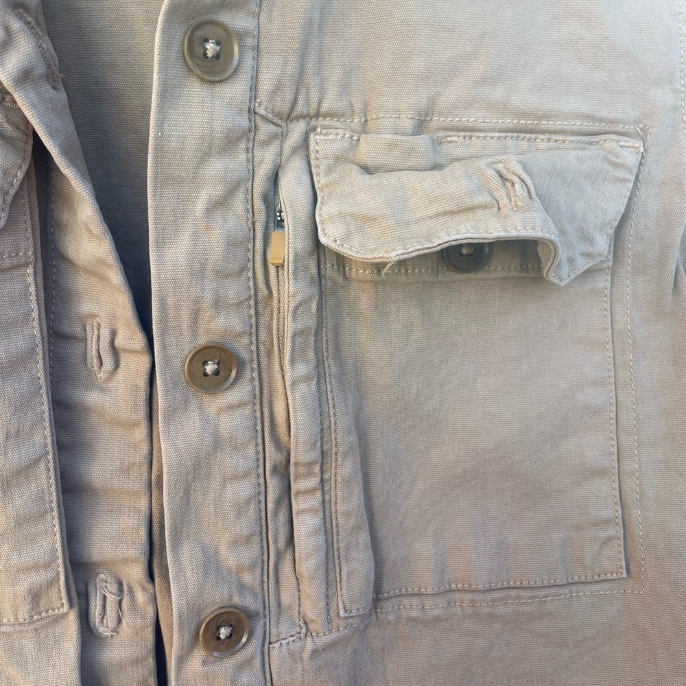 Tan Button-Up Jacket - Picture 3 of 5